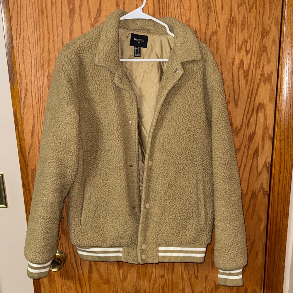 Forever 21 Beige Sherpa Jacket